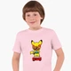Детская футболка Бравл Старс Леон Пикачу (Brawl Stars Leon Pikachu) (25186-2601) 122-128 см Хлопок Розовый - изображение 3