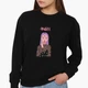 Свитшот женский Ангел (Angel) (8771-1635) Черный XXL - изображение 1