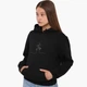 Худи женский Контурный минимализм (Contour minimalism) Черный (8921-1360) S - изображение 3