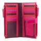 Фиолетовый кожаный кошелёк женский Visconti RB100 PLUM M Bermuda c RFID - изображение 2