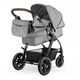 Універсальний візочок 3 в 1 Kinderkraft Moov Gray Melange - зображення 2