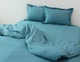 Комплект постельного белья ТМ TAG сатин люкс 100% хлопок King Size Blue Sea Wave - изображение 3