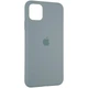 Чехол Fiji Silicone Case для Apple iPhone 11 Pro бампер накладка Full Soft Granny Grey - изображение 1