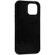 Чехол Fiji Silicone Case для Apple iPhone 12 Pro бампер накладка Full Soft Black - изображение 3
