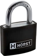 Замок для чемодана Horst HR-PA-40E навесной 40 мм Черный (HR-PA-40E) - изображение 1