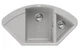 Кухонная Мойка Elleci Easy Corner Aluminium 79 Серый - изображение 1