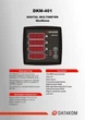 Мультиметр DATAKOM DKM-401, 96x96мм - изображение 3
