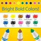 Різнокольорові фломастери Crayola Markers товста лінія 10 шт - изображение 4