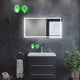 Прямоугольное зеркало с LED подсветкой 90 на 60 см, с механическим выключателем, модель Karnet La Mir (karnetg67) - изображение 2