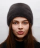 Шапка норковая Меховой Стиль Подковка 54-60 Графитовый (054/C) - изображение 1