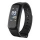 Фітнес браслет A-Pro Fit Smart Band C1 Plus. Вологозахищені смарт годинник - трекер. Чорний - зображення 1