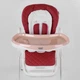 Стульчик для кормления Toti W-22019 мягкий PU, мягкий вкладыш, 4 колеса, съемный столик, в коробке - изображение 5