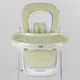 Стульчик для кормления Toti W-56077 мягкий PU, мягкий вкладыш, 4 колеса, съемный столик, в коробке - изображение 5