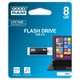USB флеш накопитель Goodram 8GB Cube Black USB 2.0 (UCU2-0080K0R11) - изображение 3