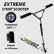 Трюковий самокат Scale Sports Extrem Abec-9 алюмінієвий білий, висота керма 80 см (Extreme білий) - зображення 2