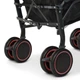 Коляска детская прогулочная BAMBI M 4244 Gray Orange трость, угол наклона 108°-140° (M 4244 Gray Orange) - изображение 7