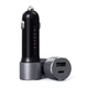 Автомобильное зарядное устройство Satechi 72W Type-C PD Car Charger Space Grey (ST-TCPDCCM) - изображение 1
