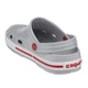 Кроксы Coqui 41 Серые с красным 6413 - изображение 2
