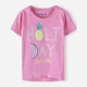 T-shirt 5.10.15 Mix And Match 3I4036 104 cm Różowy (5902361957779) - obraz 1