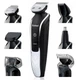 Машинка для стрижки волос и бороды 5в1 бритва триммер Kemei KM-1832 Black Pro + Щетка для чистки ножей - изображение 1