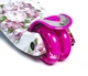 Самокат детский трехколесный MAXI Scale Scooter Flowers Roses Розы Светящиеся малиновые колеса Съемный руль от 3 до 7 лет - изображение 3