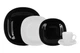 Сервіз столовий Luminarc CARINE BLACK&WHITE, 30 предметів N1500 - изображение 1