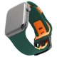 Ремешок TPU UAG HC Civilian Watch Strap для Apple Watch 38mm 40mm Green/Orange - изображение 1