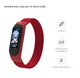Ремешок Nylon Armorstandart Braided Solo Loop для Xiaomi Mi Band 4 5 6 Red size L (ARM58762) - изображение 3