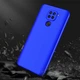 Чехол GKK 360 для Xiaomi Redmi Note 9 бампер противоударный Blue - изображение 8
