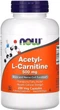 Suplement diety Acetyl-L-karnityna Acetyl-L-Carnitine Now Foods 500 mg 200 kapsułek wegetariańskich (733739000842) - obraz 1