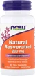 Suplement diety Resweratrol Now (Now Foods) Natural Resveratrol 200 mg 60 kapsułek (733739033536) - obraz 1