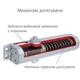 Доводчик дверной RYOBI 1504 STD c рычажной тягой коричневый - изображение 5