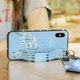 Чехол Lanyard для Iphone XS Max бампер с ремешком Blue - изображение 4