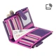 Розовый женский кошелёк на засчёлке Visconti RB100 BERRY M Bermuda c RFID защитой - изображение 4