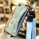 Чехол Lanyard для Iphone 7 Plus / Iphone 8 Plus бампер с ремешком Blue - изображение 2