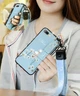 Чехол Lanyard для Iphone 7 Plus / Iphone 8 Plus бампер с ремешком Blue - изображение 4