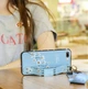 Чехол Lanyard для Iphone 7 Plus / Iphone 8 Plus бампер с ремешком Blue - изображение 5