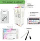 Набор скетч маркеров Touch Smooth на спиртовой основе 12 штук + 20 цветов акварельных маркеров с кисточкой топ - изображение 3