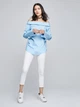 Блуза с длинными рукавами Only 117141501 S (82877S) Голубой - изображение 1