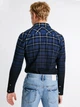Рубашка с эффектом градиента Jack & Jones 218305568 S (83489S) Синий - изображение 2