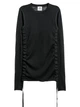 В'язаний топ з вовни H&M 0625880 XL (73387XL) Чорний - зображення 1