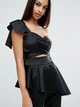 Комбінезон з оборками на одне плече ASOS AS100620-3 XS (79749XS) Чорний - зображення 2
