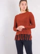 Свитер с бахромой Sarah Chole 1778SM5714 L (43399L) Коричневый - изображение 1