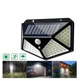 Уличный светодиодный фонарь с датчиком движения на солнечной батарее Solar Motion 100 LED Черный 3 режима работы - изображение 1