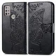 Чехол UniCase Butterfly Pattern для Motorola Moto G10 / Moto G20 / Moto G30 - Black - изображение 1