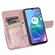 Чехол UniCase Butterfly Pattern для Motorola Moto G10 / Moto G20 / Moto G30 - Rose Gold - изображение 2