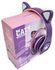 Беспроводные Bluetooth наушники Cat Ear YW-018 с ушками и подсветкой Фиолетовые - зображення 1