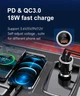 ФМ трансмиттер Aiver F71 MP3 RGB Bluetooth v5.0 MicroSD PD3.0 + QC3.0 - изображение 8
