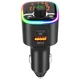 ФМ трансмиттер Aiver F68 MP3 RGB Bluetooth v5.0 MicroSD PD3.0 + QC3.0 - изображение 6