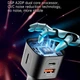 ФМ трансмиттер Aiver F68 MP3 RGB Bluetooth v5.0 MicroSD PD3.0 + QC3.0 - изображение 8